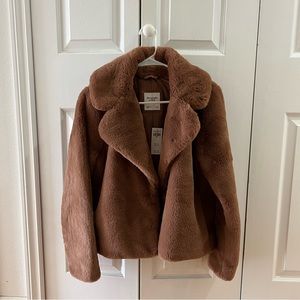 Abercrombie & Fitch Faux Fur Jacket